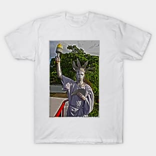 Statue of Liberty torch and rays T-Shirt